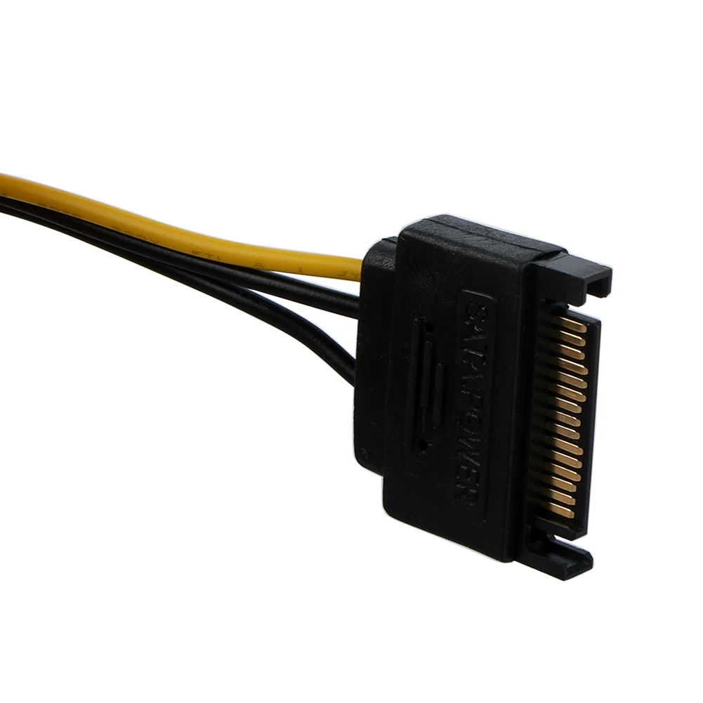 1 шт. кабель питания с двойной SATA 15 контактов штекер 6 разъем PCI Express удлинительные
