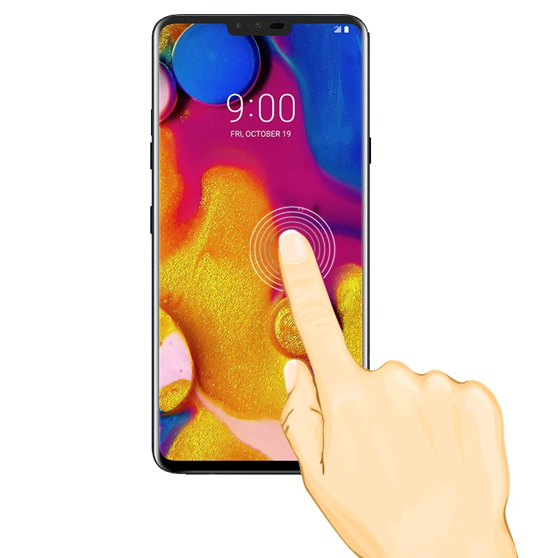 2.5D 9H Премиум Закаленное стекло для LG V40 ThinQ полное покрытие экрана Защитная пленка