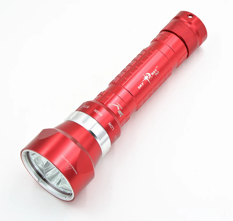 

Diving Flashlight 5 x CREE XM-L T6 LED 3-mode 8000LM High Power Led Torch