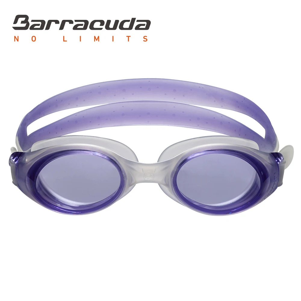 Очки для плавания Barracuda наклонные линзы цельная оправа анти туман УФ Защита