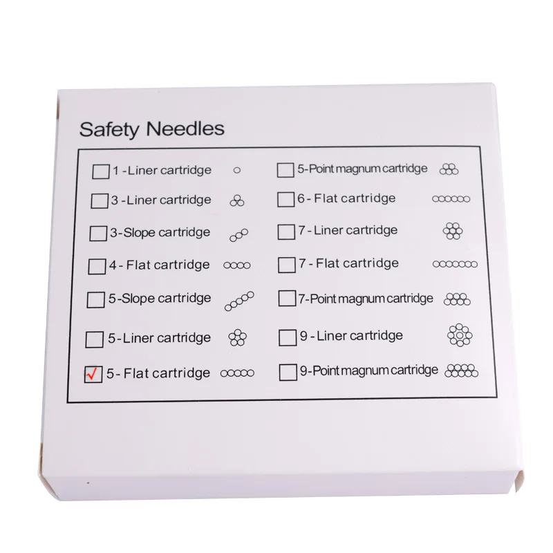 New 20piece 3F Cartridge Needles Disposable Sterilized Tattoo Permanent Makeup Pen Machine Needles Tips Supply Eyebrow lip (1)