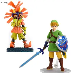 Легенда о Zelda небу меч ссылка Figma 153 ПВХ фигурку Коллекционная модель игрушки 14 см штучной упаковке фигурку игрушечные лошадки