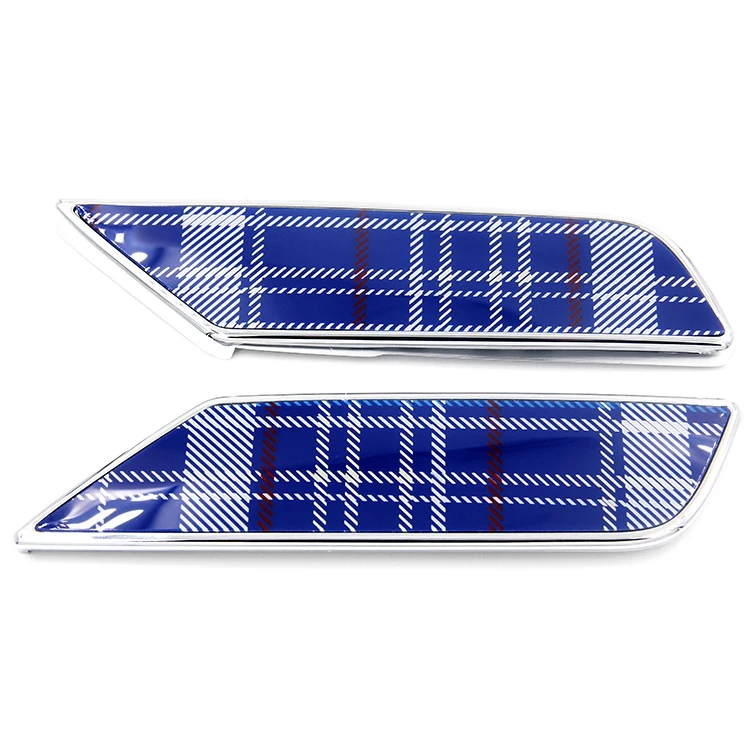 Mini Cooper F54 Side Lamp Cover Speedwell Blue Chrome