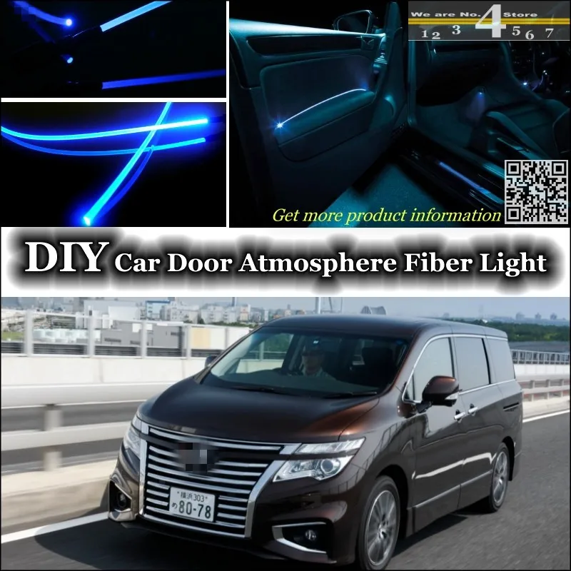 Us 21 85 13 Off For Nissan Elgrand For Isuzu Fargo Filly Interior Ambient Light Tuning Atmosphere Fiber Optic Band Lights Inside Door Panel In