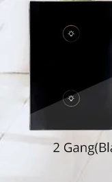 Нам 2 банды Wifi умный настенный сенсорный переключатель стеклянная панель приложение пульт дистанционного управления без концентратора