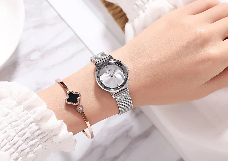 Женские часы из нержавеющей стали Кварцевые женские часы Дисней бренд Микки Маус женские часы водонепроницаемые наручные часы для движения