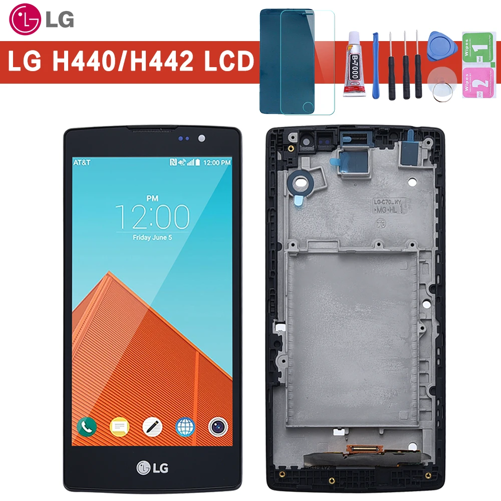Сменный сенсорный ЖК экран 4 7 дюйма для LG Spirit H440 H442 H422 H440N C70 3G 4G LTE|Экраны мобильных