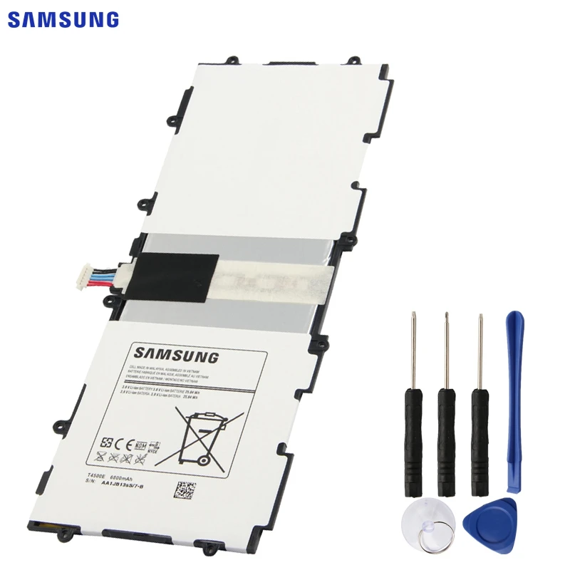 Samsung сменный аккумулятор T4500E для samsung GALAXY Tab3 P5210 P5200 P5220 аутентичный Аккумулятор для планшета 6800 мАч