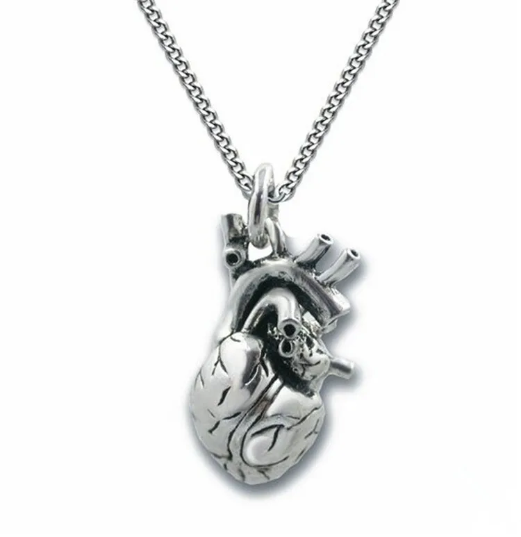 

Oddities Anatomical heart-shaped Necklace heart pendant chain jewelry