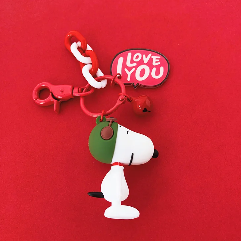 

Fashion Cartoon Dog Key chain Cute Animal Keychains For Girls and Women Gifts hanging key ring fashion High quality