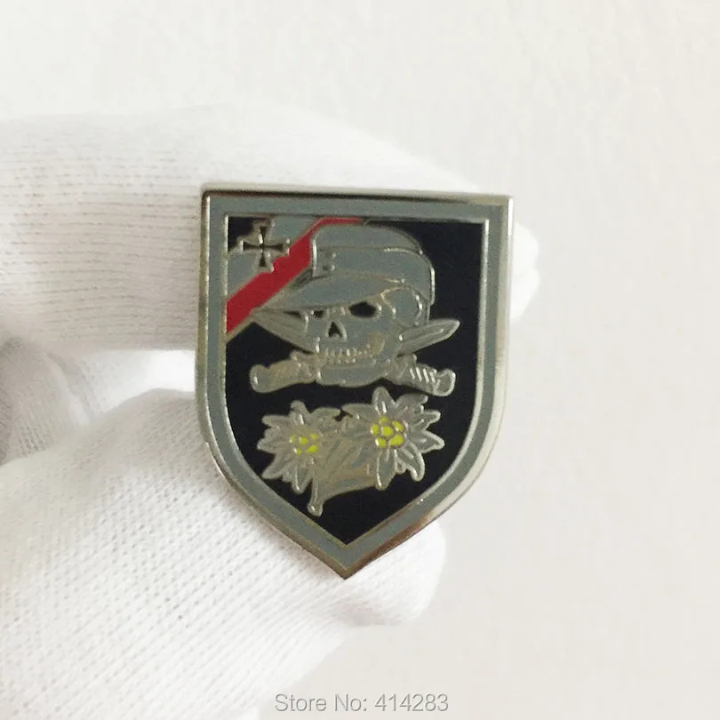 100pcs Customized Pins World War 2 Edelweiss 1'' WWII Germany Army ...