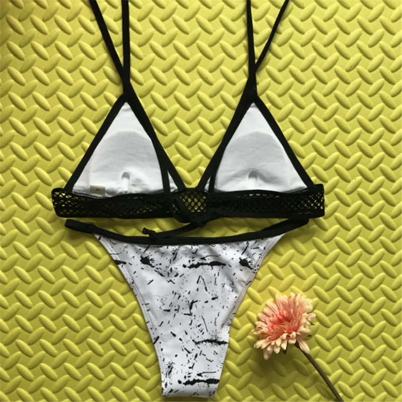 Ariel-Sarah-Women-2018-Bandage-Bikini-Sexy-Black-Mesh-Swimwear-Floral-Swimsuit-Bathing-Suit-Women-China (3)