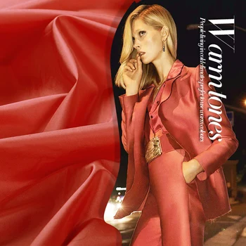 

Yarn-dyed taffeta silk fabric