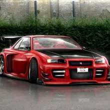 Полный квадратный алмаз 5D DIY Алмазная картина фото на заказ "Красный крутой автомобиль" 3D вышивка крестиком Мозаика Декор