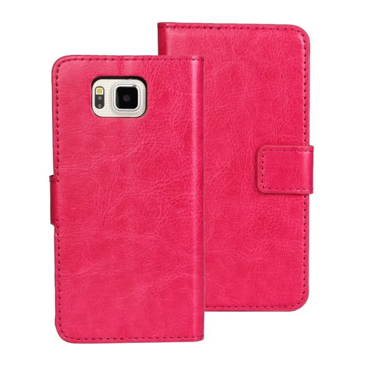 Luxury Original Flip Wallet Leather Mobile Phone Cover Case For Samsung Galaxy Alpha G850 SM-G850f Shell Back Cover Skin Black (2)