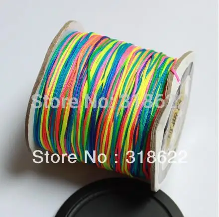 

0.6mm 98meters/roll Colorful Lines, line,Chinese Knot String, Nylon Lines,Cords/Wire Jewelry Findings/Fittings