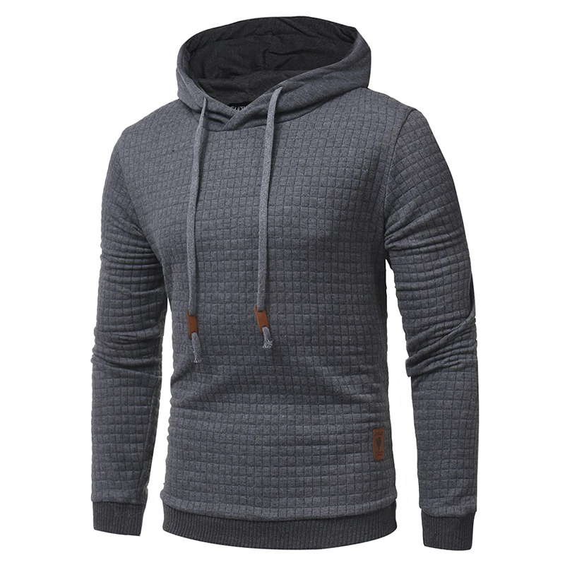 Brand 2018 Hoodie Lattice Jacquard Hoodies Men Fashion Tracksuit Mens ...