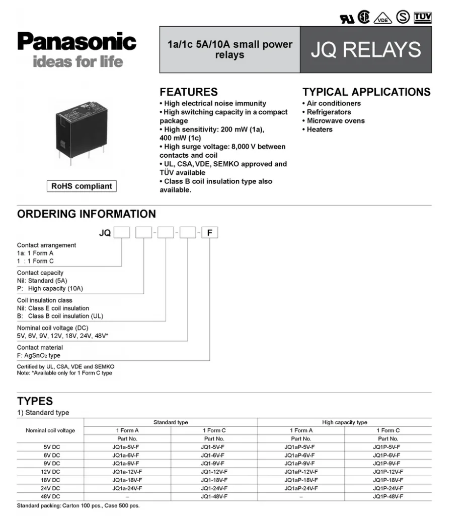 (100 шт./лот) jq1ap-12v-f 10A Малый Мощность реле, spst/1 форма, dc 12 В