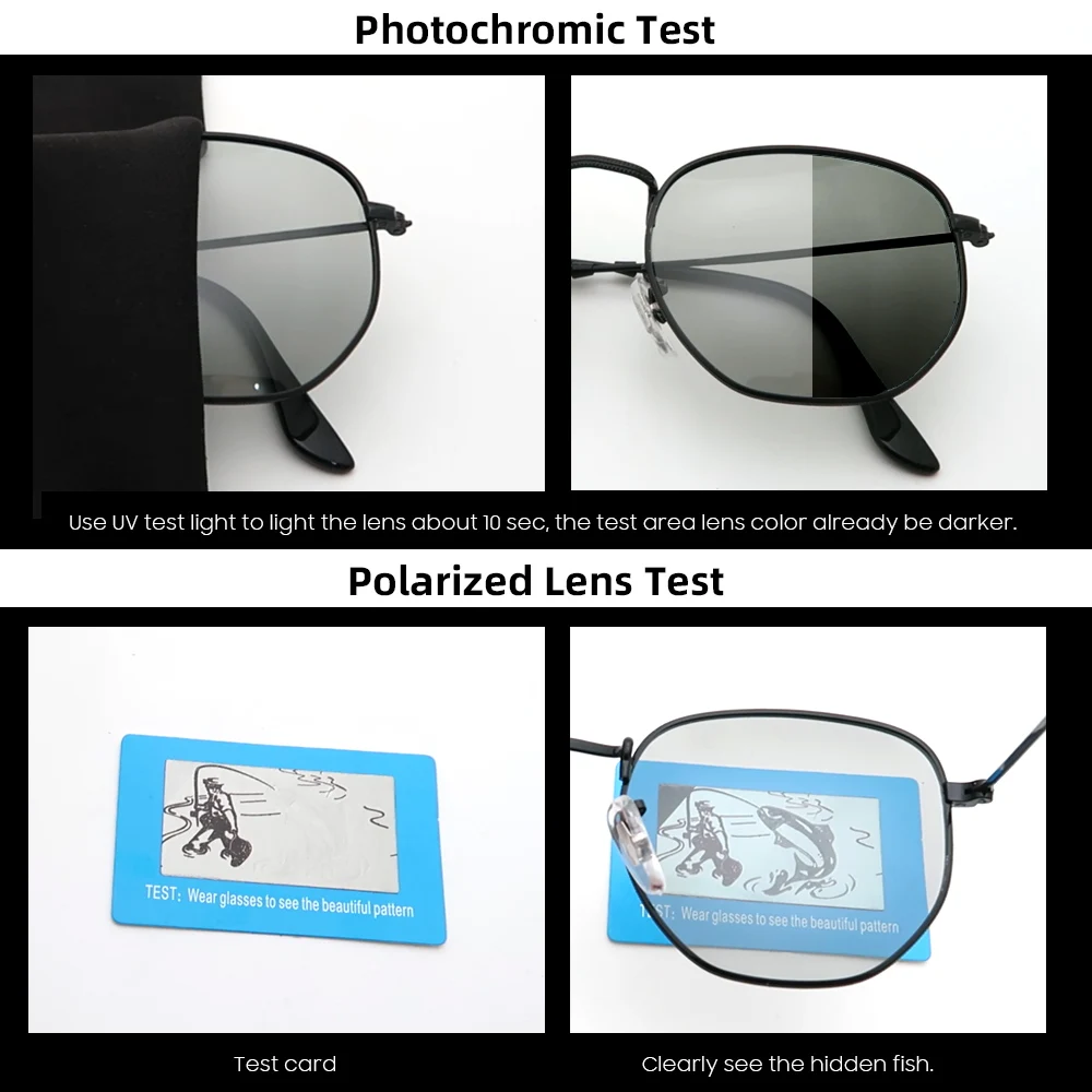 VIVIBEE Oval Women Fashion Photochromic Sunglasses Polarized Ladies Metal Gold Frame Sun Glasses 2025 Trending Female Shades 5