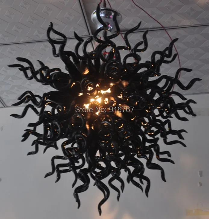 

Free Shipping Solid Black Murano Interior Light for Home