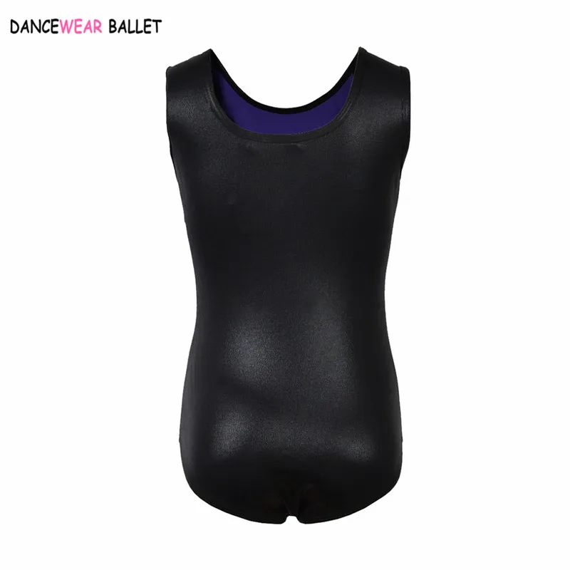 Rhythmic Gymnastic Leotard Girls Shiny Metallic With Rhinestone Kids Toddler Dance Ballet Leotard Dress Long Sleeve Gym