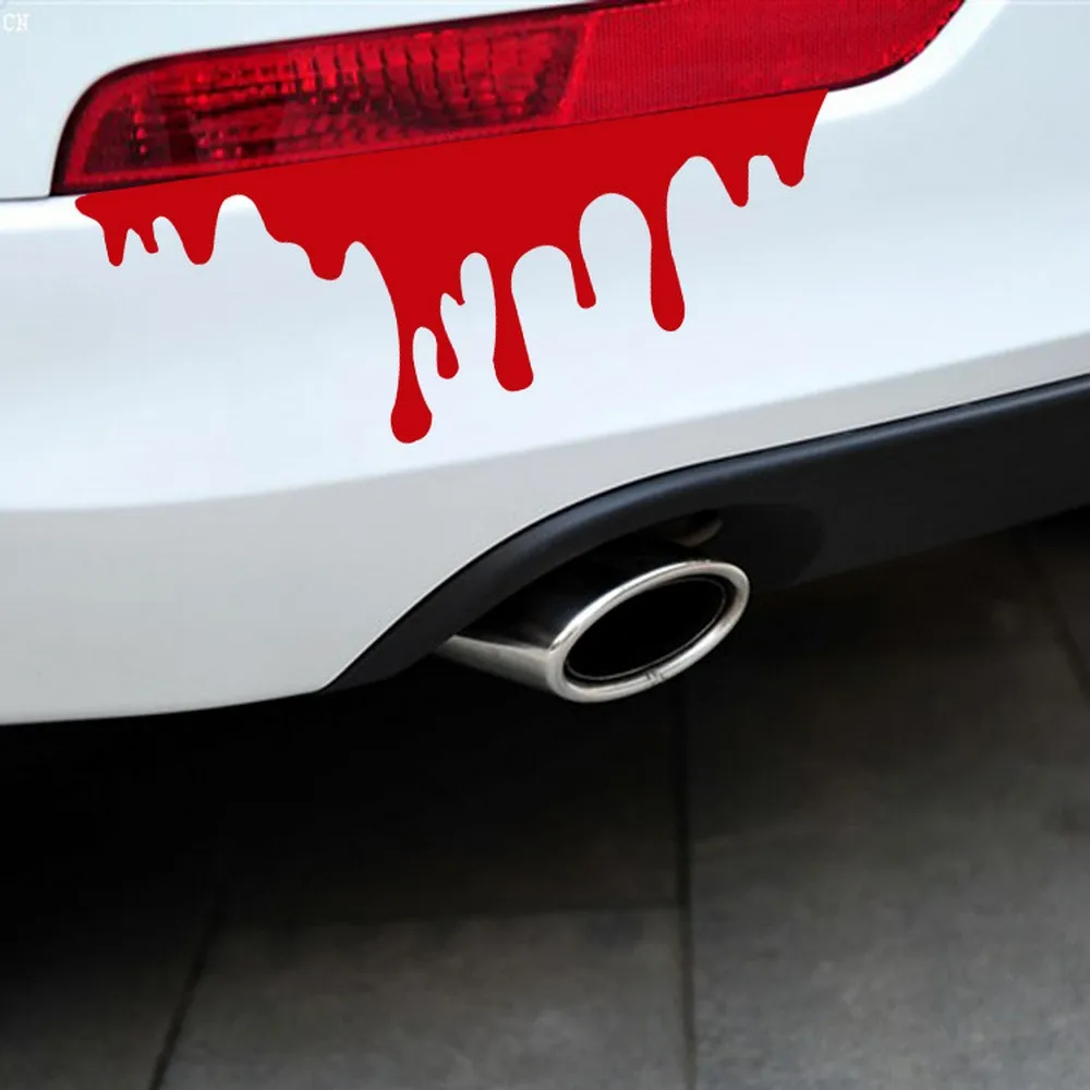 Red Blood DIY Car Sticker Creative Scratches Blood Vehicle Body Emblem Badge Styling Personality Car Stickers Auto Accessories