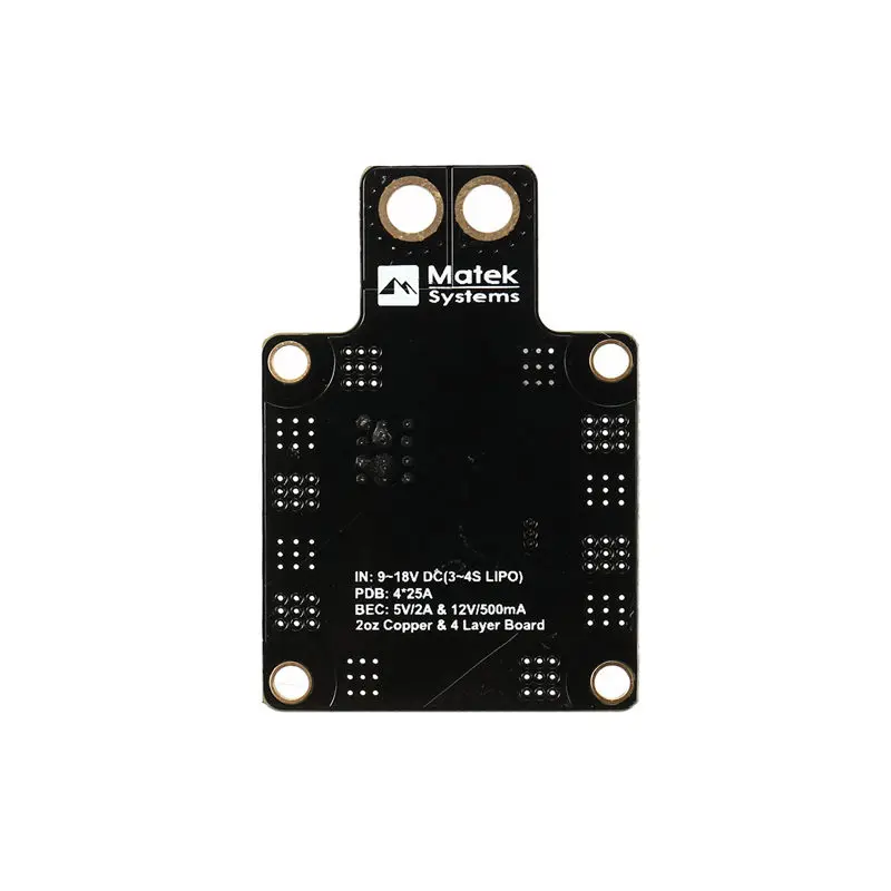 matek Systems PDB XT60 BEC 5V 12V 2oz Медь для RC Мультикоптер Квадрокоптер Мощность Полетный контроллер рамки части «сделай сам»
