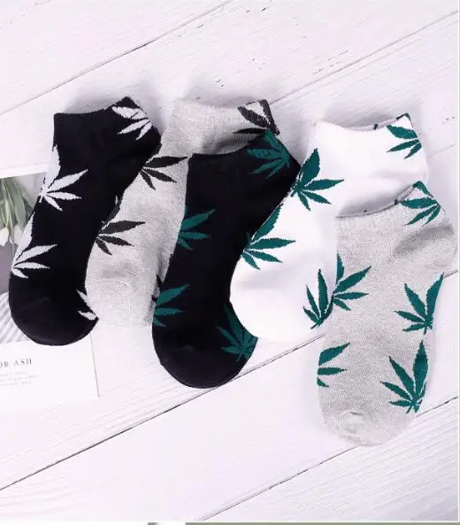 

Socks Maple leaf Socks Men Spring Summer Autumn Cotton Casual Short Socks Fashion Weed Socks Men