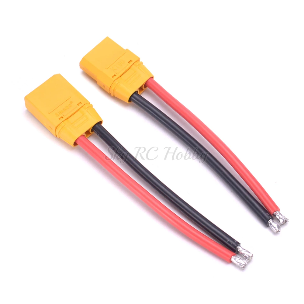 

RC Battery Charge Amass XT90 Connector Male Female Connector plug 12AWG Silicone Wire for RC Helicopter Quadcopter Lipo Battery