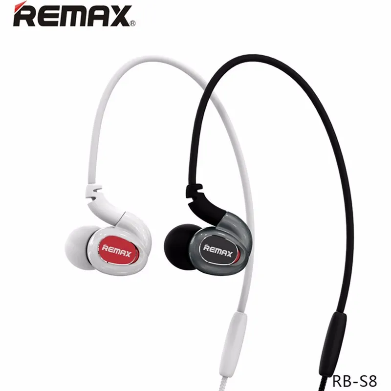 Remax S8 беспроводные Bluetooth наушники Спортивная гарнитура с микрофоном стерео для iPhone samsung Xiaomi huawei мобильный телефон