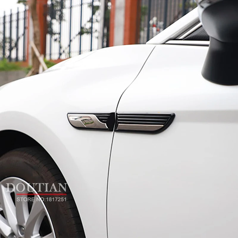 3D автомобильный Стайлинг 4 шт. металл+ Смола боковое крыло значок Автомобильная наклейка с эмблемой для toyota camry аксессуары