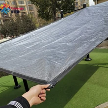 Tewango открытый 99% УФ солнцезащитный экран растения укрытие алюминиевая фольга тенты парус чистая Серебряная Балконная крышка Садовый цветок защита на заказ