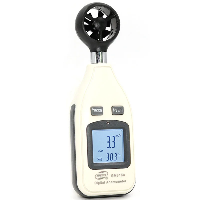 

GM816A digital anemometer, mini anemometer, wind and wind temperature measurement wind Anemometer