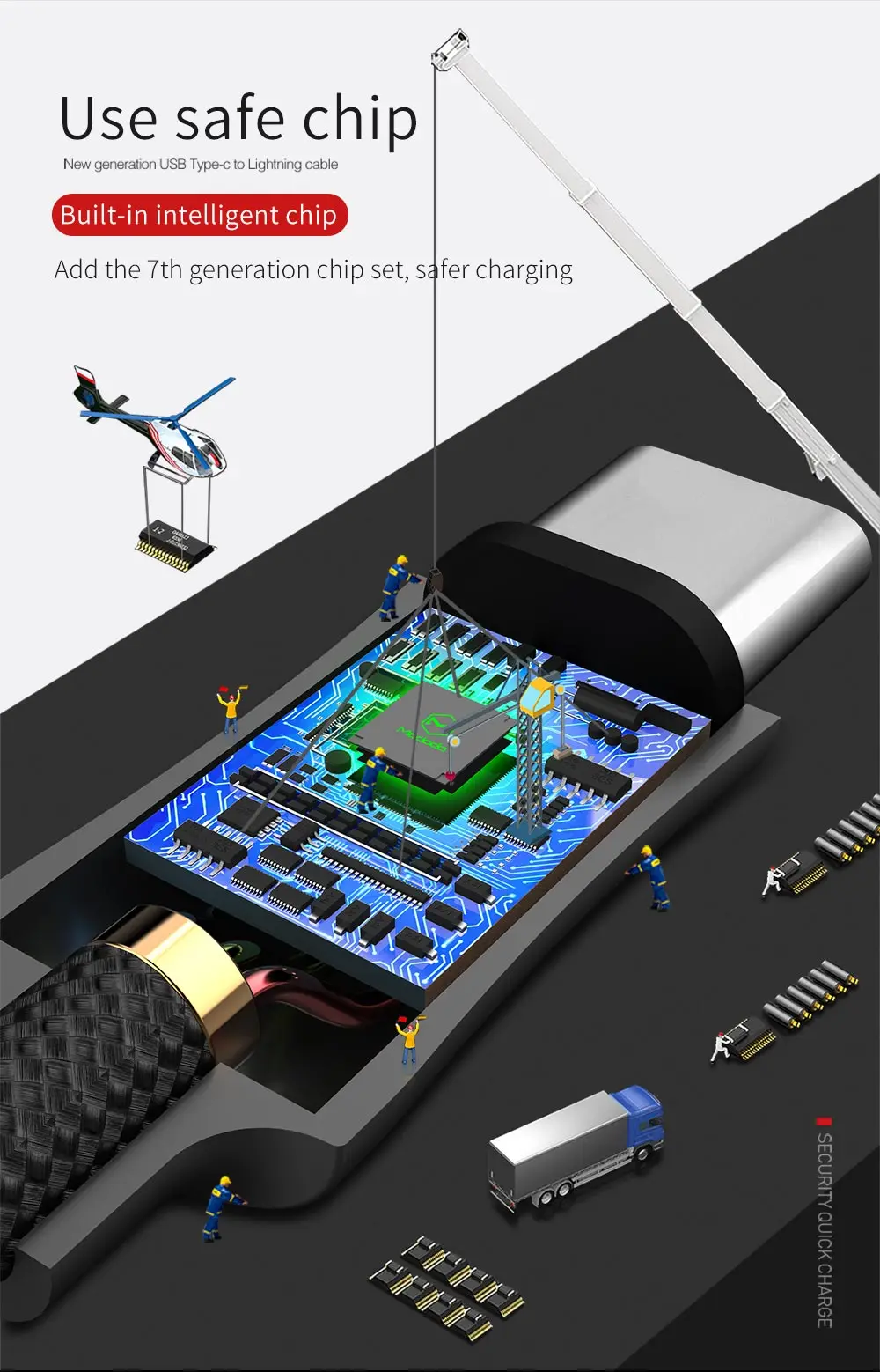 Mcdodo USB C PD 18 Вт Кабель для быстрой зарядки type C для Lightning 2A зарядное устройство для передачи данных USB-C для iPhone XR XS Max X PD ISO 12 кабель