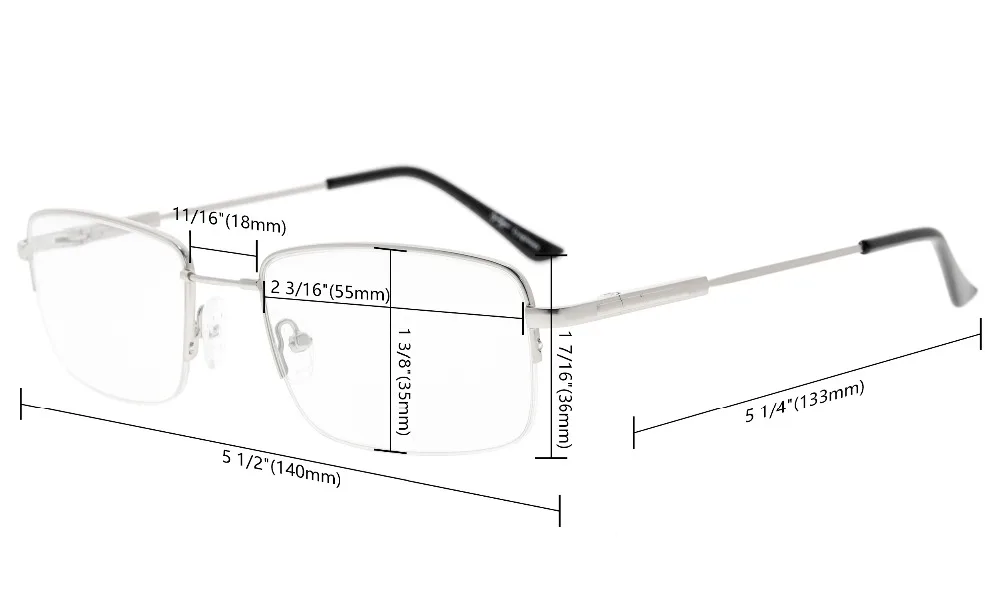 CG1702 очки для чтения с титановым мостом, полуободом и эффектом Памяти, для видеоигр, синий светильник, блокировка чтения