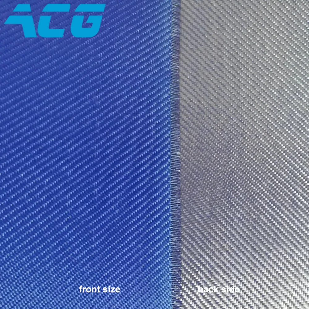 blue glass fiber fabric
