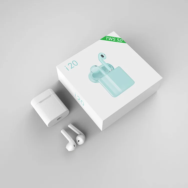 

i20 TWS Wireless Earphone Bluetooth 5.0 Earphone Wireless Earbuds Touch Ear with mic headset Magnetic Charging Box