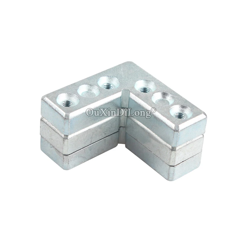 HOT 200PCS Right Angle Metal Corner Braces Aluminum Alloy Doors