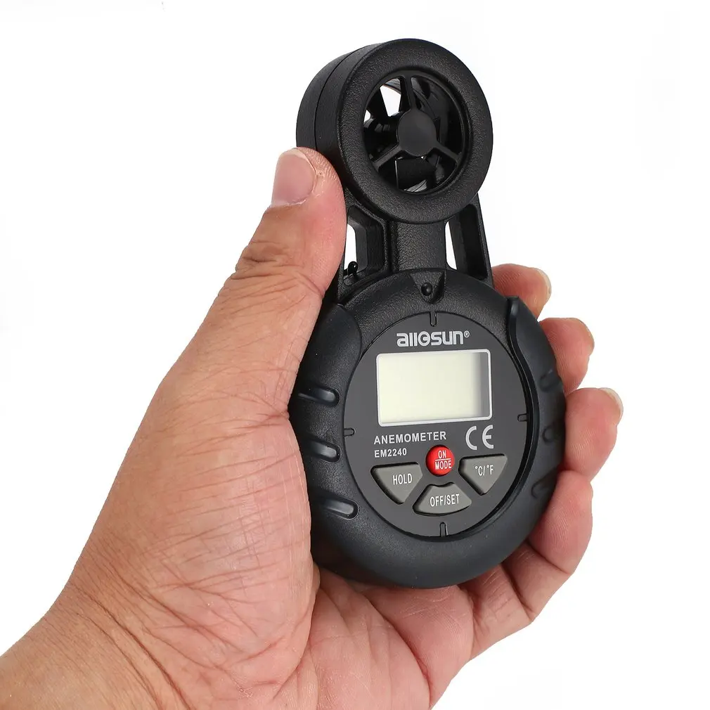 

Allsun EM2240 Digital Anemometer Thermometer Wind Air Speed Gauge Meter Windmeter Temperature Tester Poratable Measuring Sale
