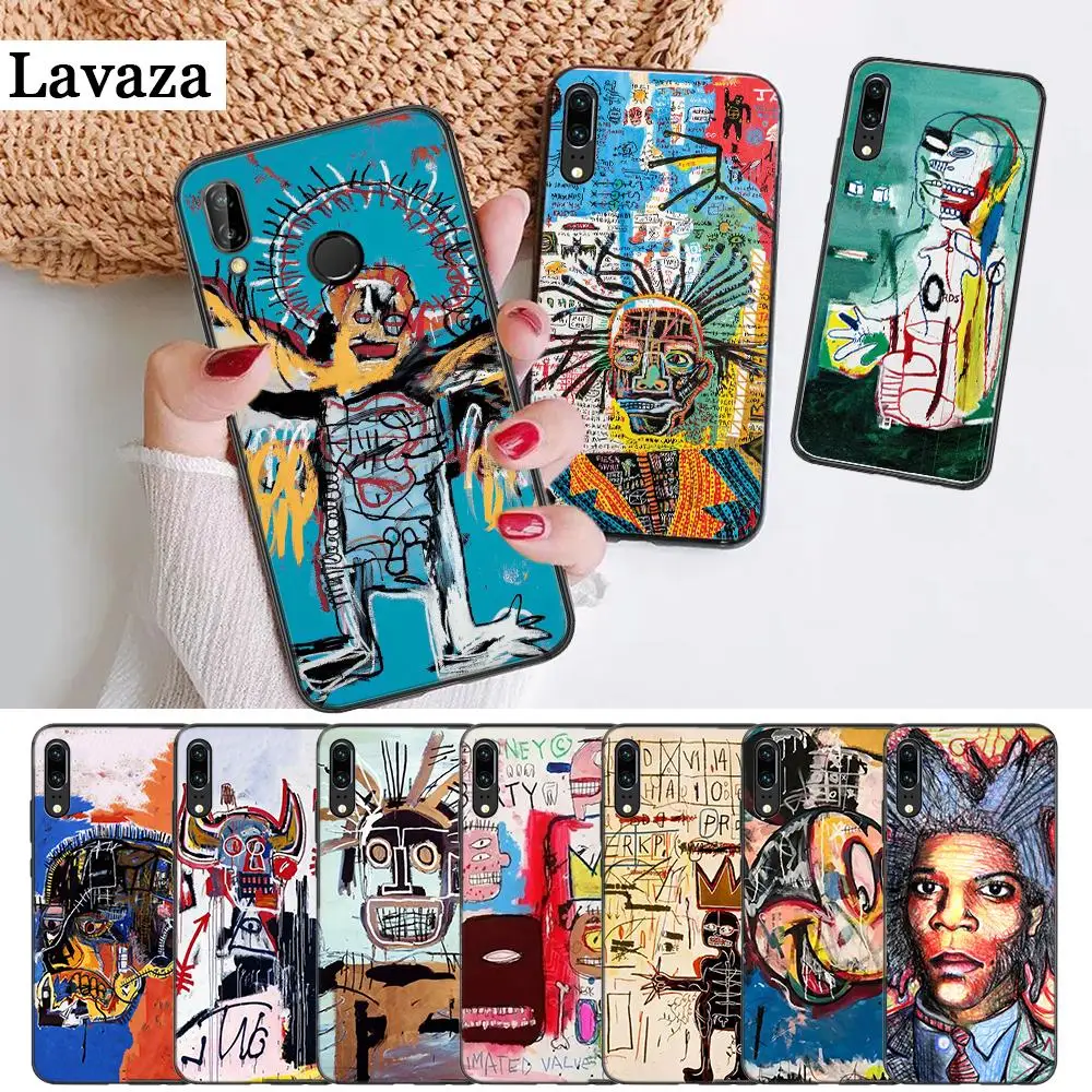 Jean Michel Basquiat Art силиконовый чехол для Huawei P8 Lite 2015 2017 P9 2016 Mimi P10 P20 Pro P Smart Z 2019 P30 |