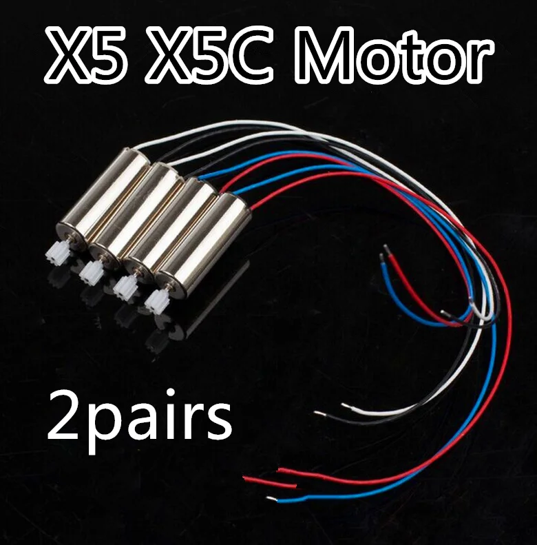 Оригинал Сыма X5 X5C Двигатель 4 шт. RC Quadcopter запасной Запчасти V272 H107 замены Интимные
