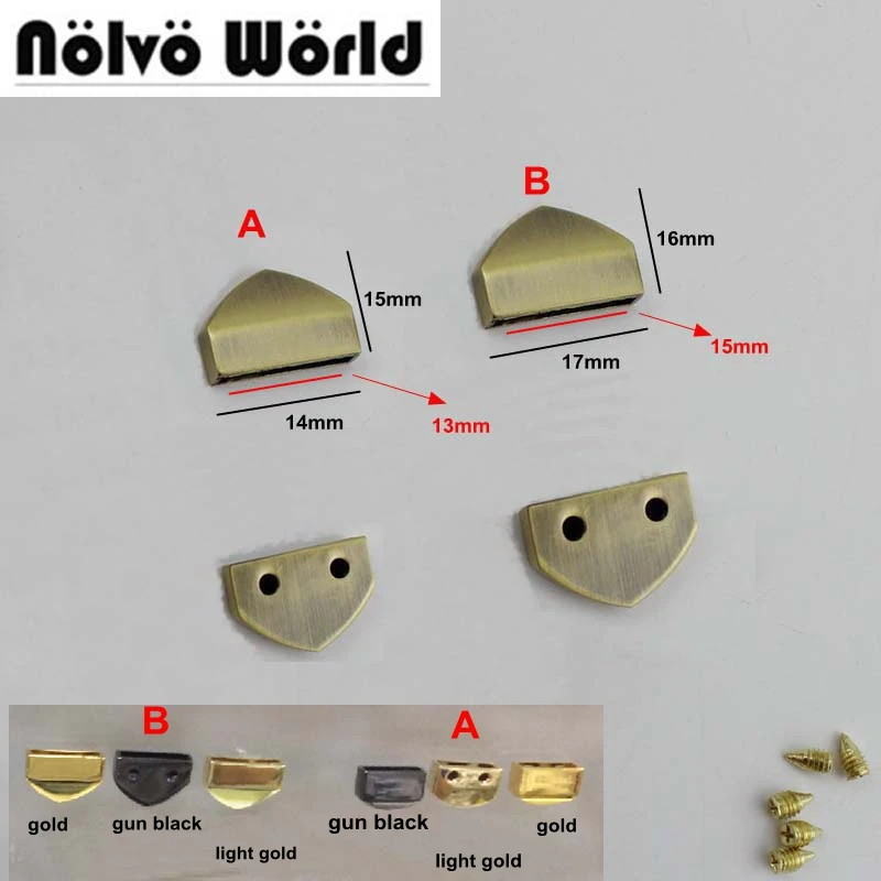 0 : Buy 50pcs 14*15mm handbag strap decoration end clips by screws,high quality ...