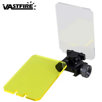 

Hunting Airsoft Riflescopes lens protector Red Dot Sight Scope Transparent Bulletproof Foldable Sight Screen Cover Shield Panel