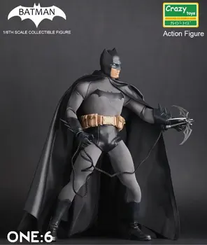 

Batman 1/6th Scale Collectible Figure Crazy Toys Action Figures Batman ONE: 6 Doll PVC Action Figure Model Toys 12" 30cm KT3520