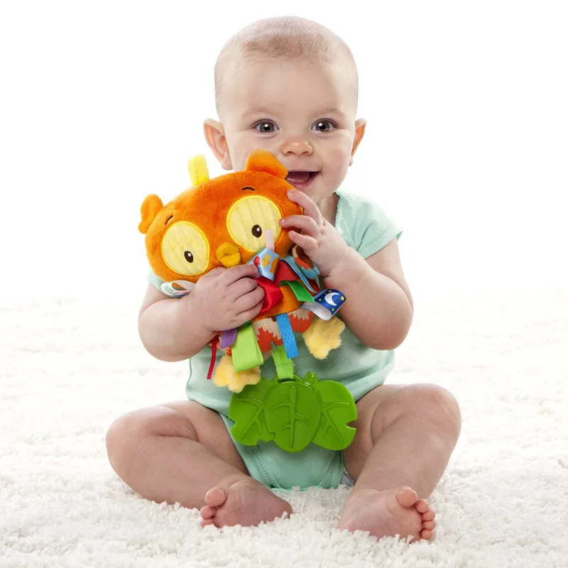 Cute Plush Animal Modeling Toys Baby Multi functional Pamper Baby Trolley Hanging Bed Hanging 0