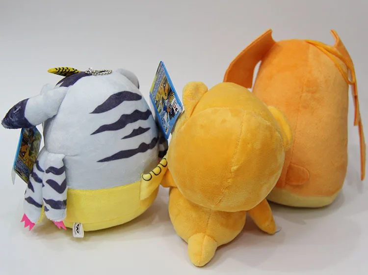 Digimon Приключения Цифровой Монстр плюшевые Игрушечные лошадки Agumon gomamon patamon greymon tailmon popplio мягкие плюшевые чучело Игрушечные лошадки Куклы