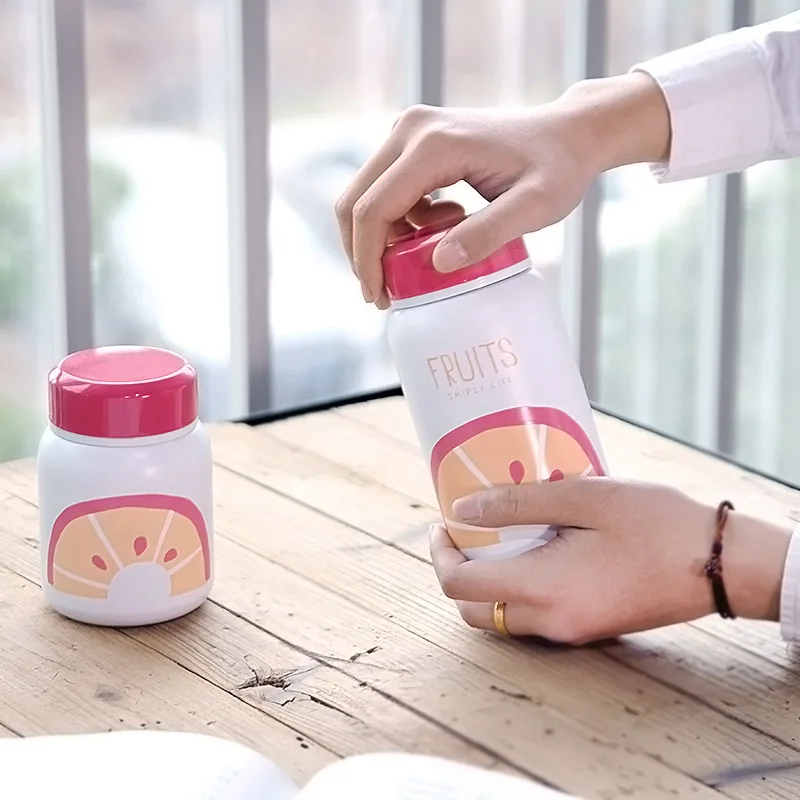 Baby Thermos Bottle Cartoon Children Vacuum Flask Stainless Steel Water Cup For Newborn Toddler Kids Insulation Drink Cup BB5106 (4)