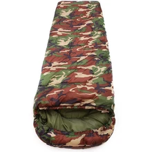 Хлопковый спальный мешок для кемпинга 15~ 5 градусов, Стильные армейские или военные или камуфляжные спальные мешки