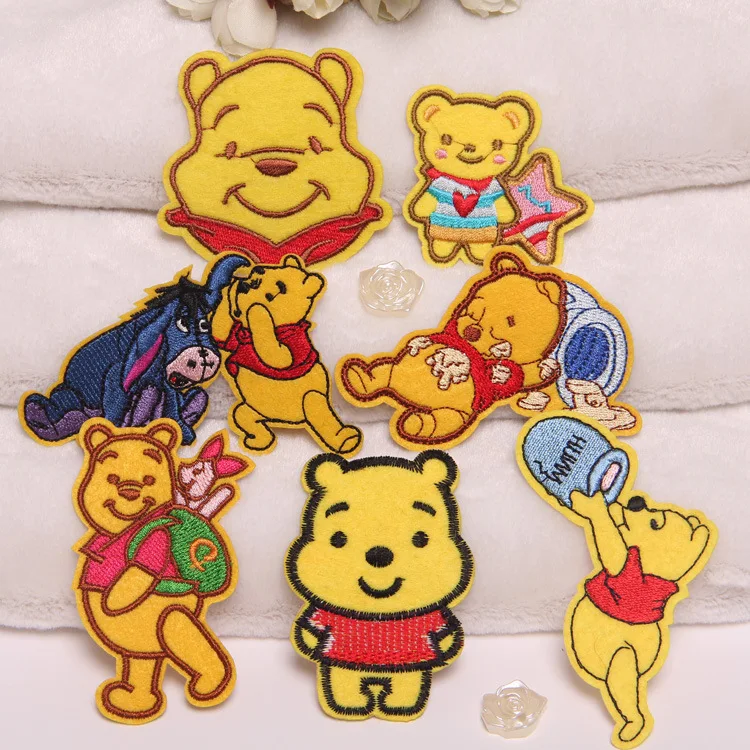 Cloth stickers Cartoon decorated with patches of clothes can be sewn to