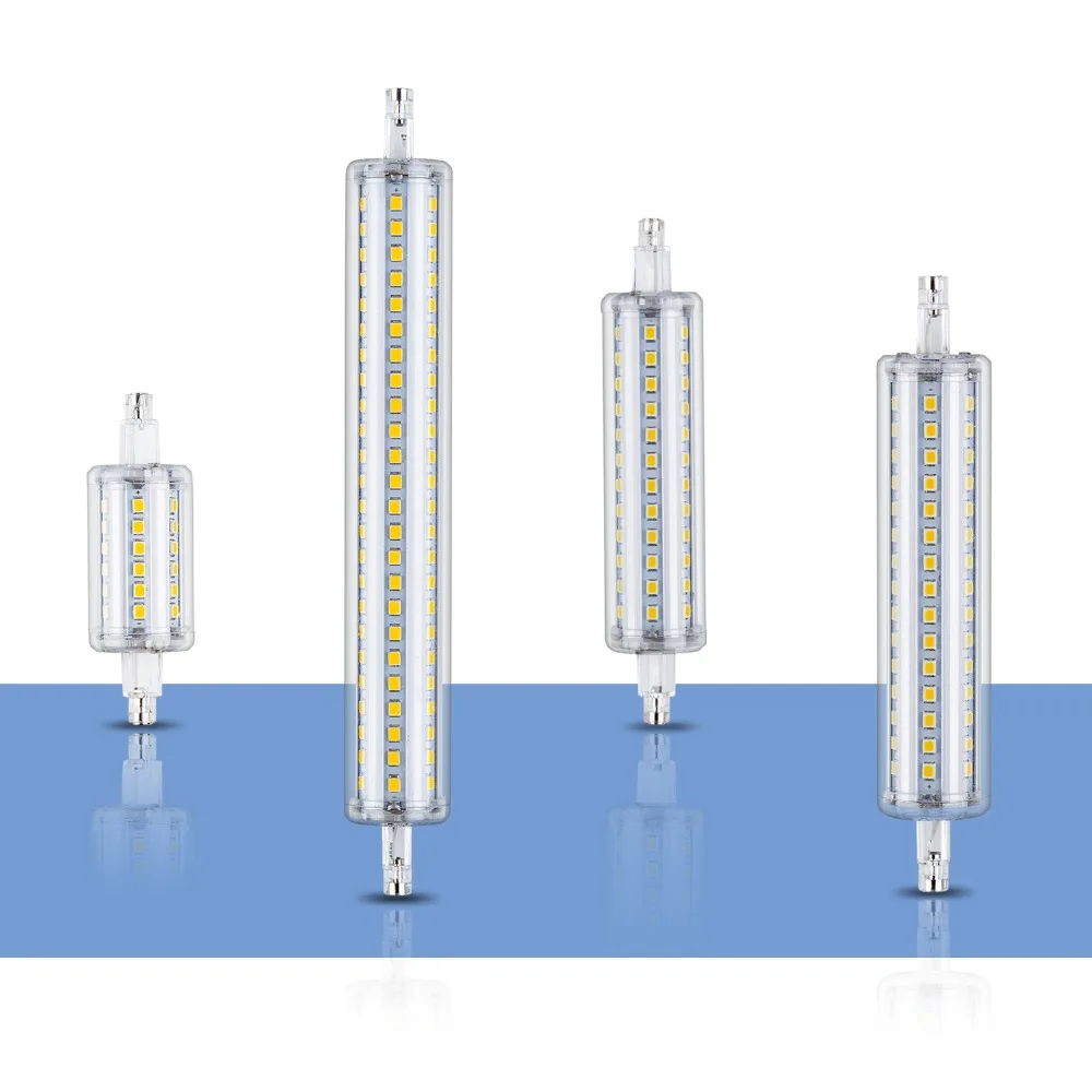 

R7S LED 118mm Lamp 220V Light Bulbs R7S Led 78mm 2835 Corn Bulb 110V 135mm 189mm No Flicker 5W 10W 12W 15W Replace Halogen Lamps